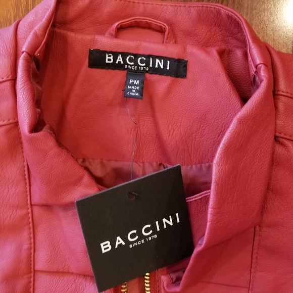 Baccini Red Petite Jacket Medium - Picture 6 of 8